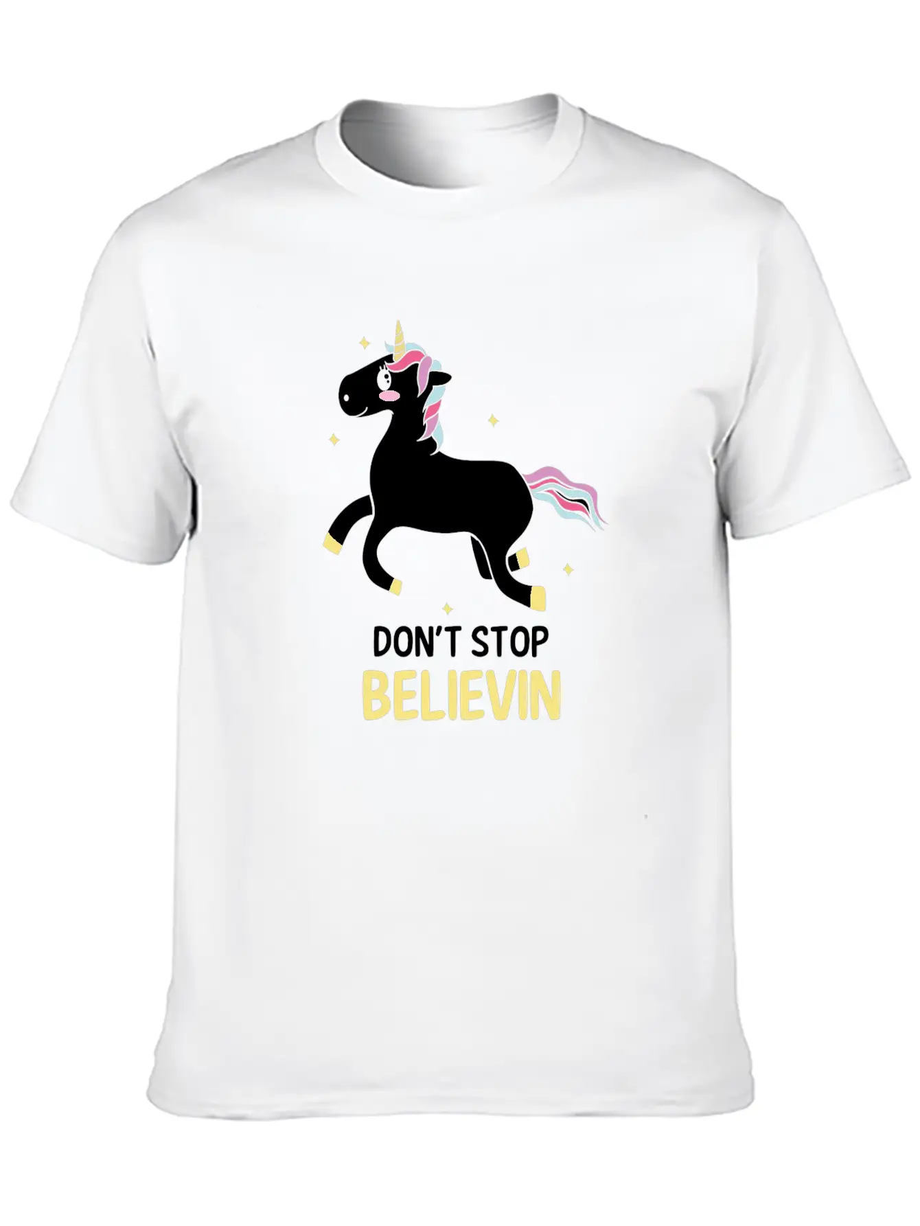 Unicorn Soft Cotton Short Sleeve Tee – Unisex Wardrobe Staple
