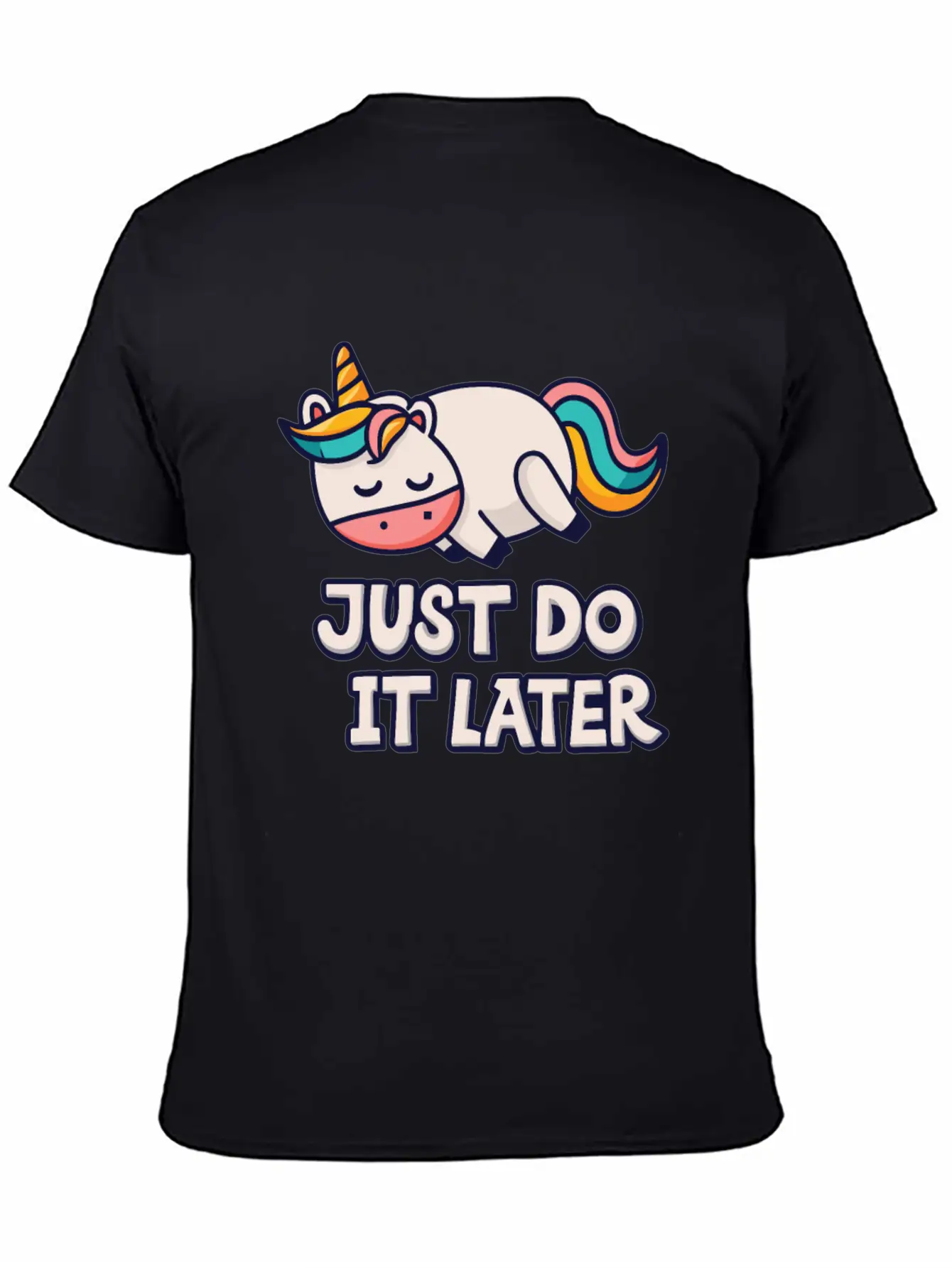 Unicorn Thick Unicorn Chilling Out Basic Graphic T-Shirt – Daily Comfort In Soft Cotton