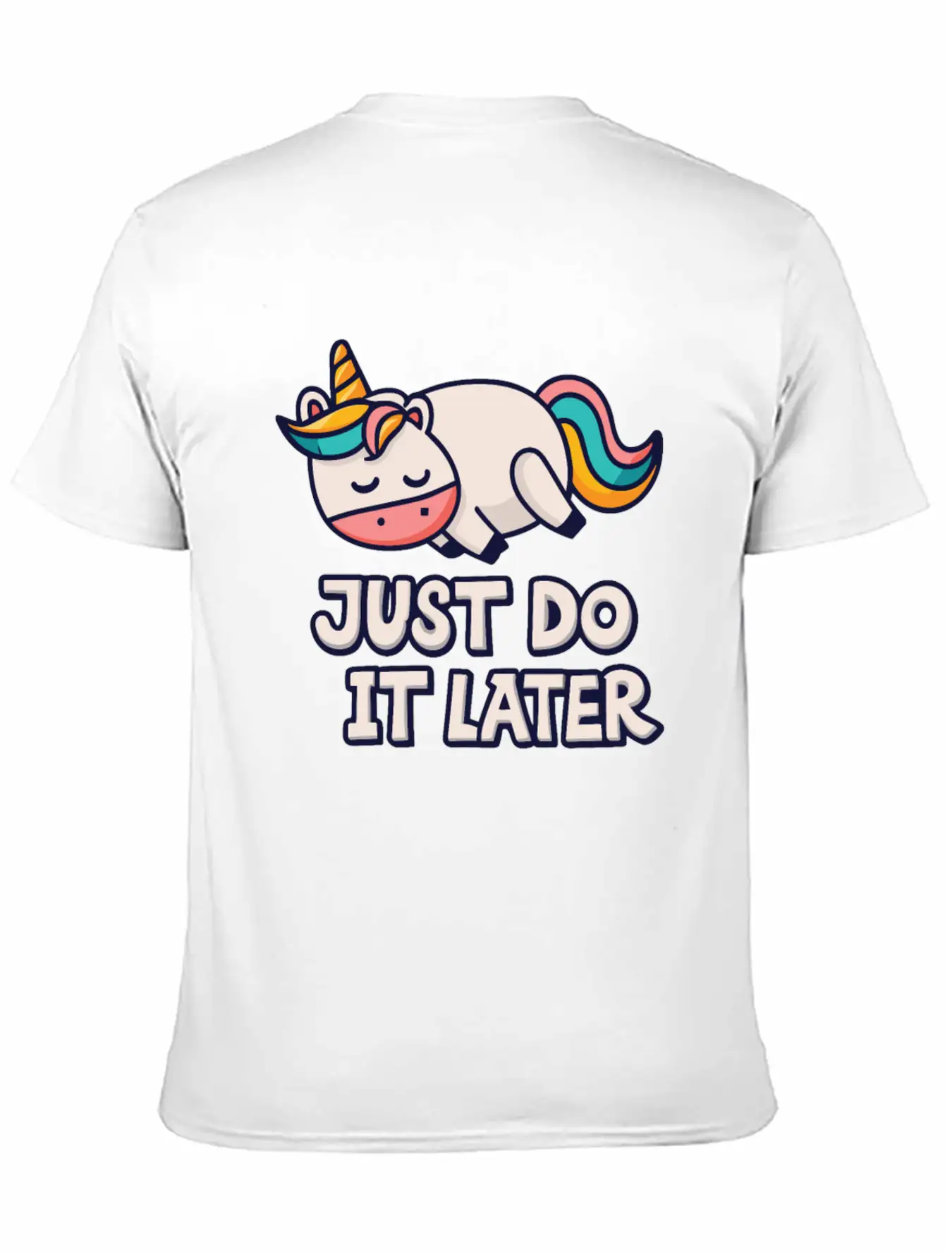 Unicorn Thick Unicorn Chilling Out Basic Graphic T-Shirt – Daily Comfort In Soft Cotton