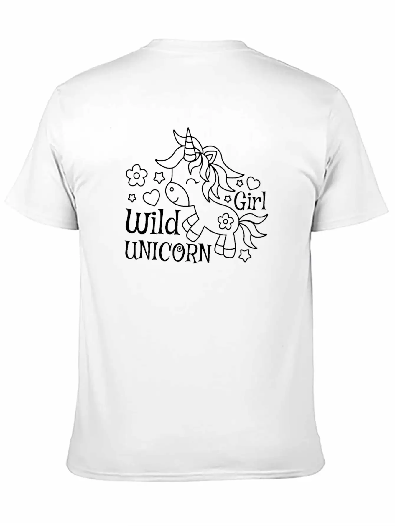 Unicorn Wild Unicorn Girl Modern Fit Casual T-Shirt – Clean And Versatile Design