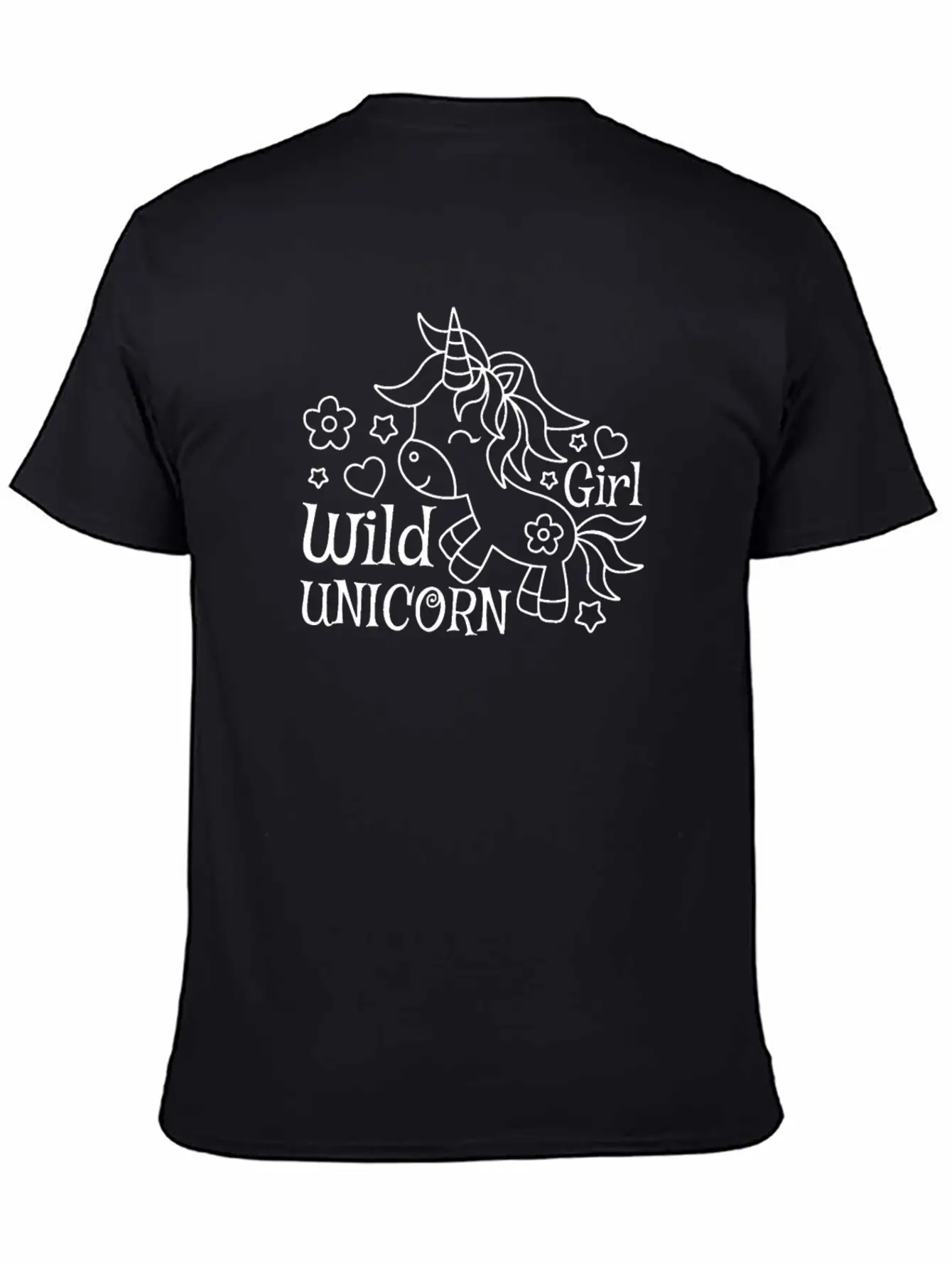 Unicorn Wild Unicorn Girl Modern Fit Casual T-Shirt – Clean And Versatile Design