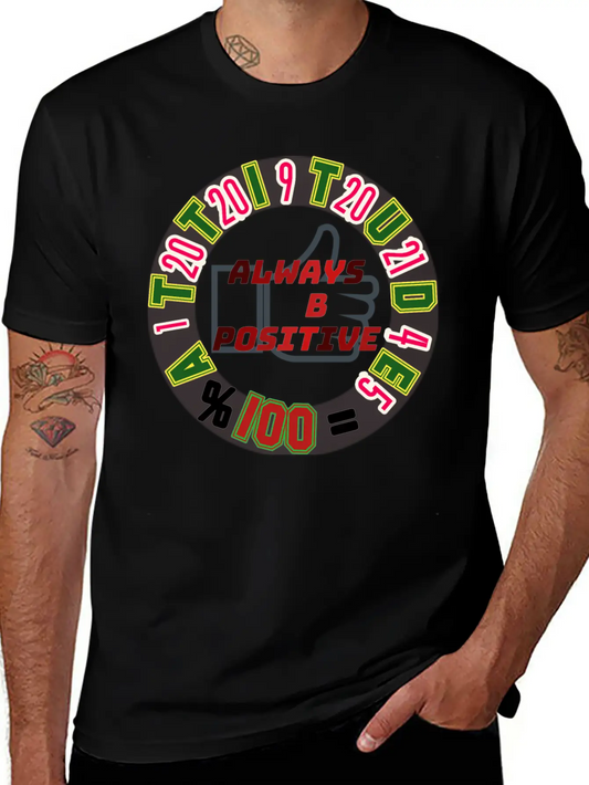 UNIQUE ATTITUDE T-SHIRT Basic Graphic T-Shirt – Daily Comfort In Soft Cotton