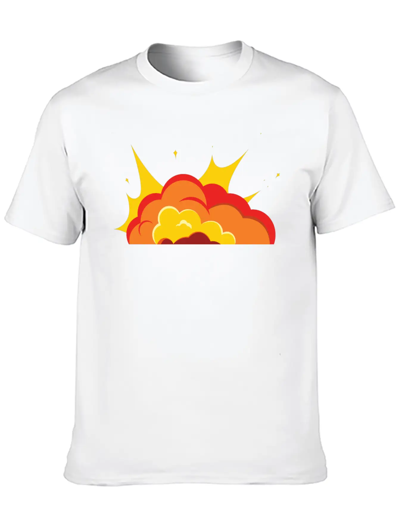 Unique Fire Soft Cotton Short Sleeve Tee – Unisex Wardrobe Staple