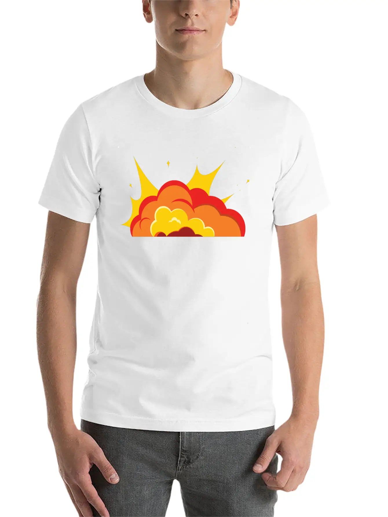 Unique Fire Soft Cotton Short Sleeve Tee – Unisex Wardrobe Staple