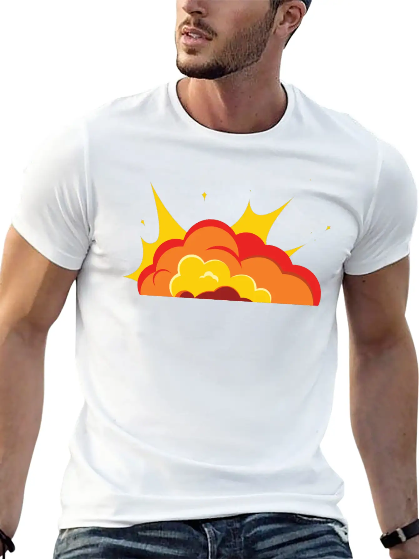 Unique Fire Soft Cotton Short Sleeve Tee – Unisex Wardrobe Staple
