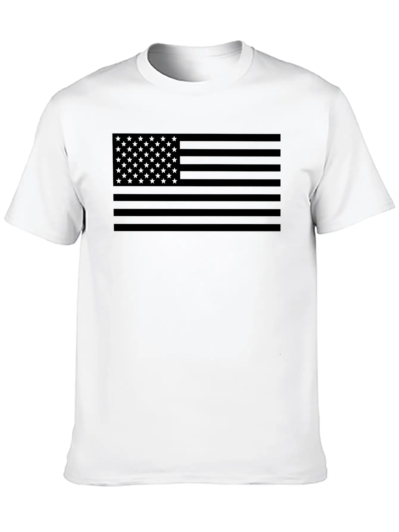 United States Of America Stars & Stripes Flag Basic Graphic T-Shirt – Daily Comfort In Soft Cotton