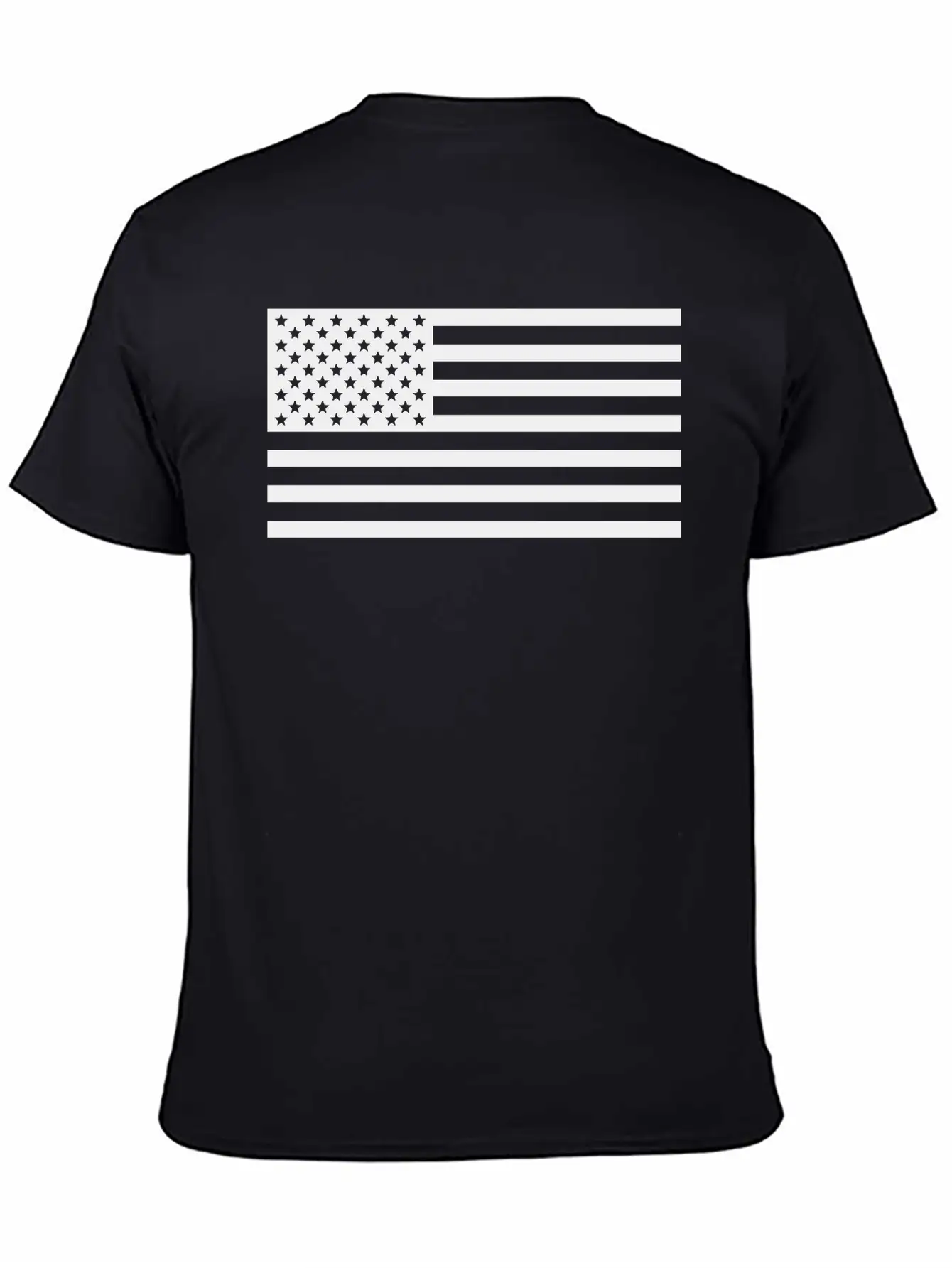 United States Of America Stars & Stripes Flag Basic Graphic T-Shirt – Daily Comfort In Soft Cotton