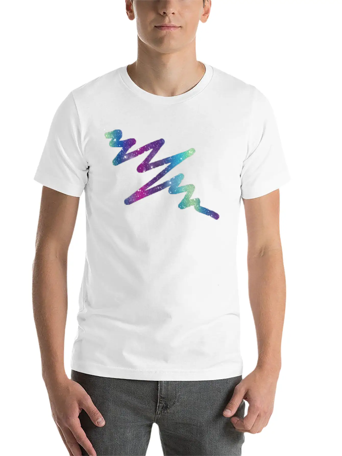 Univers Lightning Comfortable Minimalist Graphic Tee – Summer Style Essential