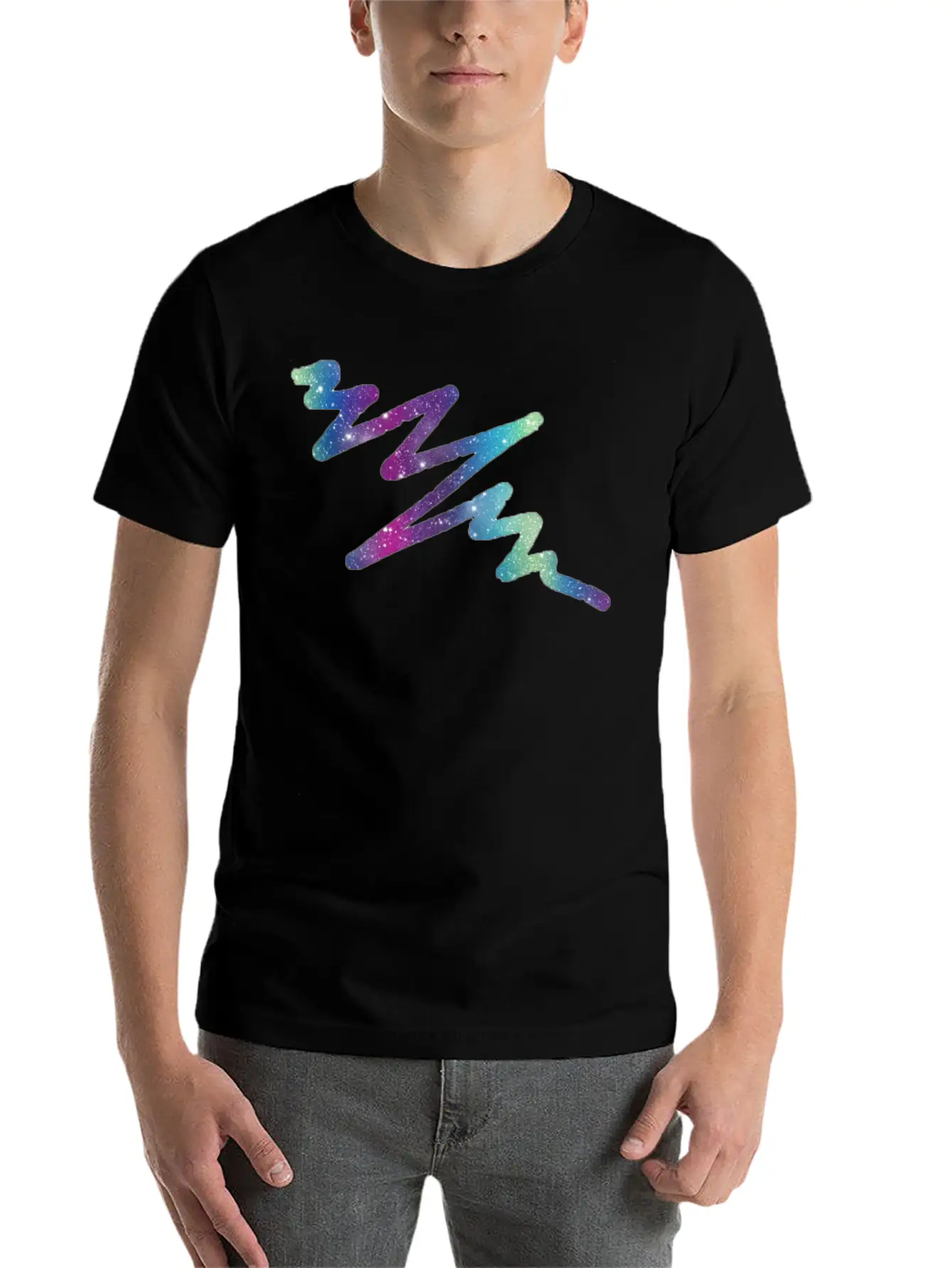 Univers Lightning Comfortable Minimalist Graphic Tee – Summer Style Essential
