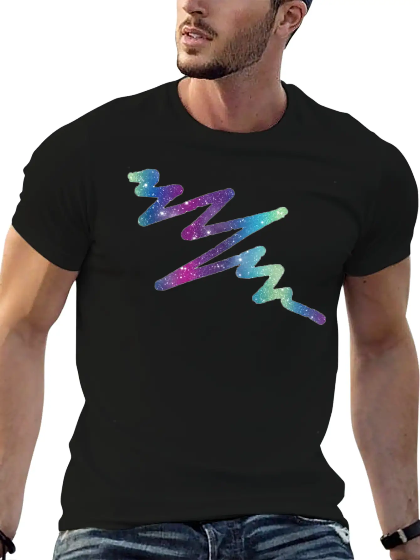 Univers Lightning Comfortable Minimalist Graphic Tee – Summer Style Essential