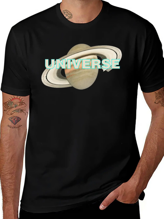 Universe Lightweight Cotton T-Shirt – Daily Comfort Graphic Shirt