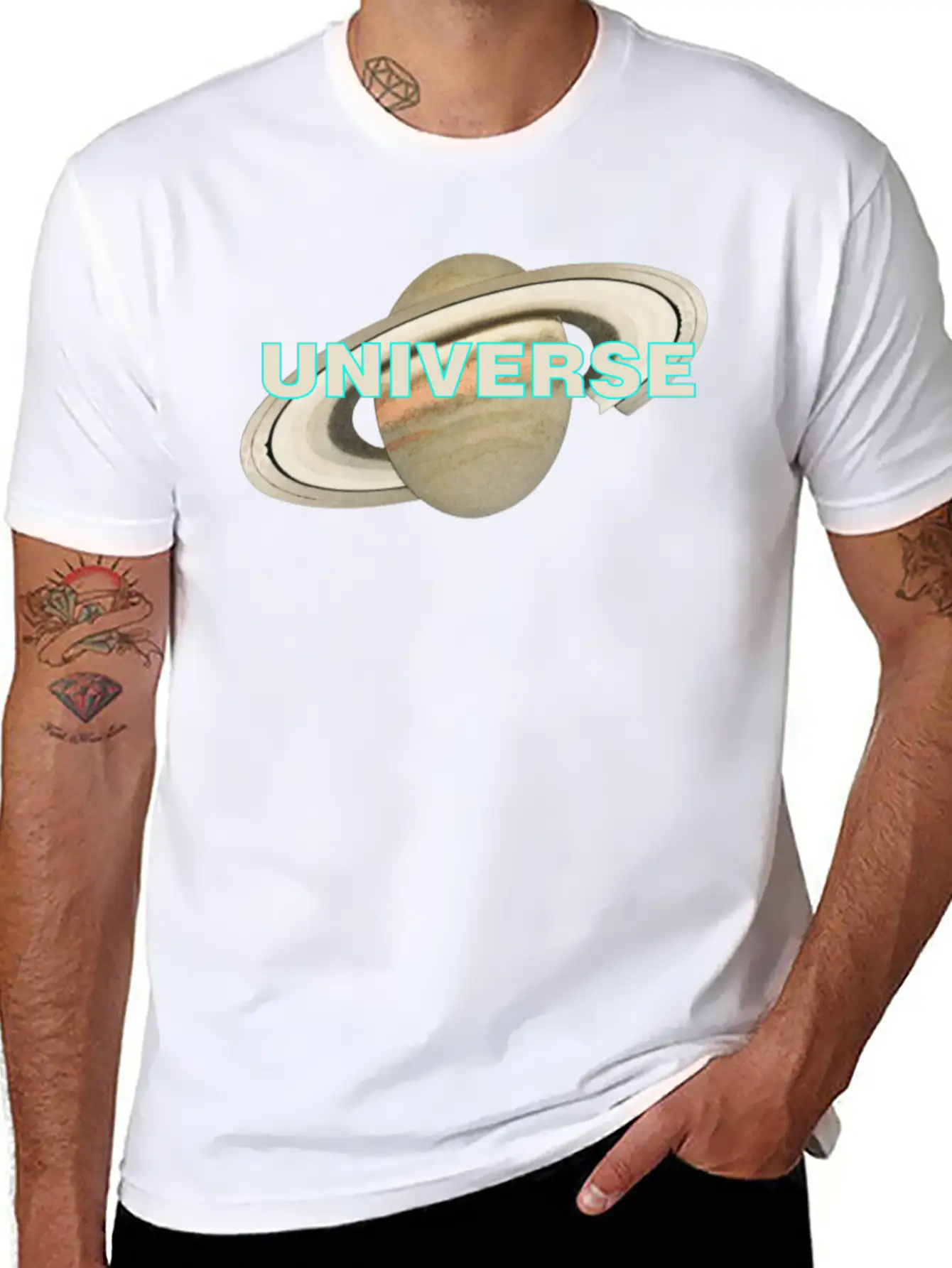 Universe Lightweight Cotton T-Shirt – Daily Comfort Graphic Shirt