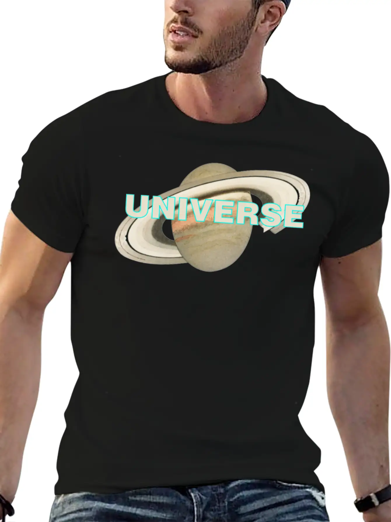 Universe Lightweight Cotton T-Shirt – Daily Comfort Graphic Shirt