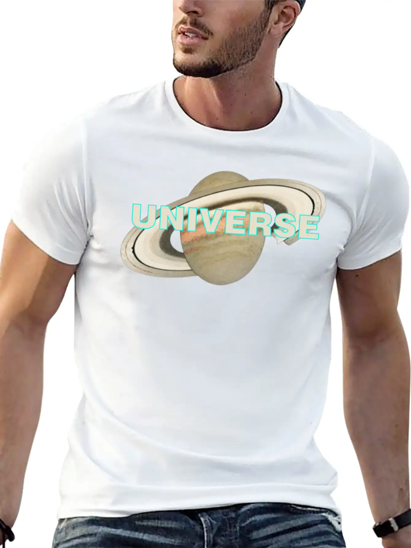 Universe Lightweight Cotton T-Shirt – Daily Comfort Graphic Shirt