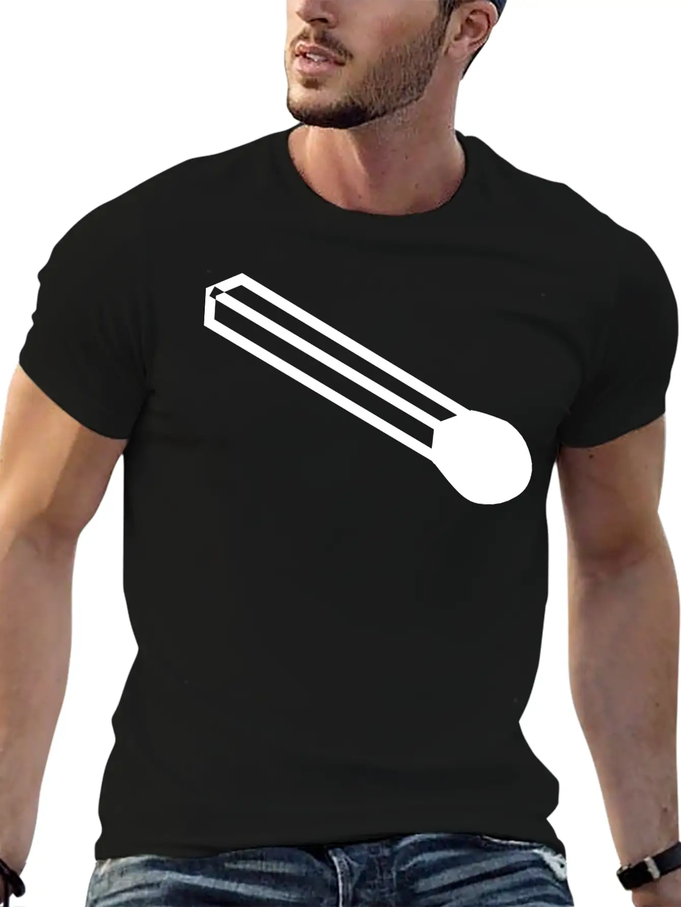 Unlit Match Basic Graphic T-Shirt – Daily Comfort In Soft Cotton
