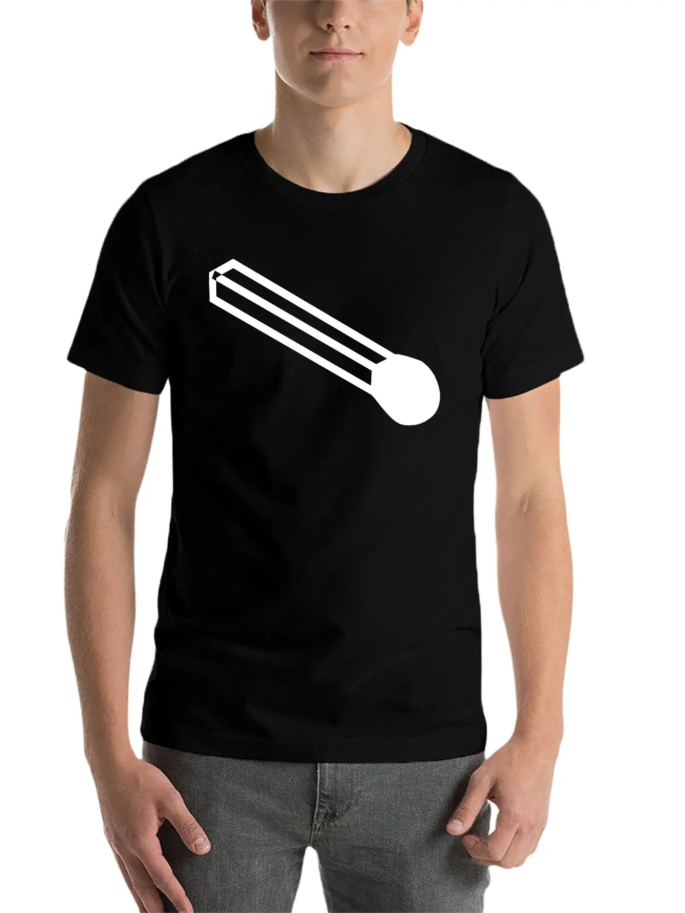 Unlit Match Basic Graphic T-Shirt – Daily Comfort In Soft Cotton