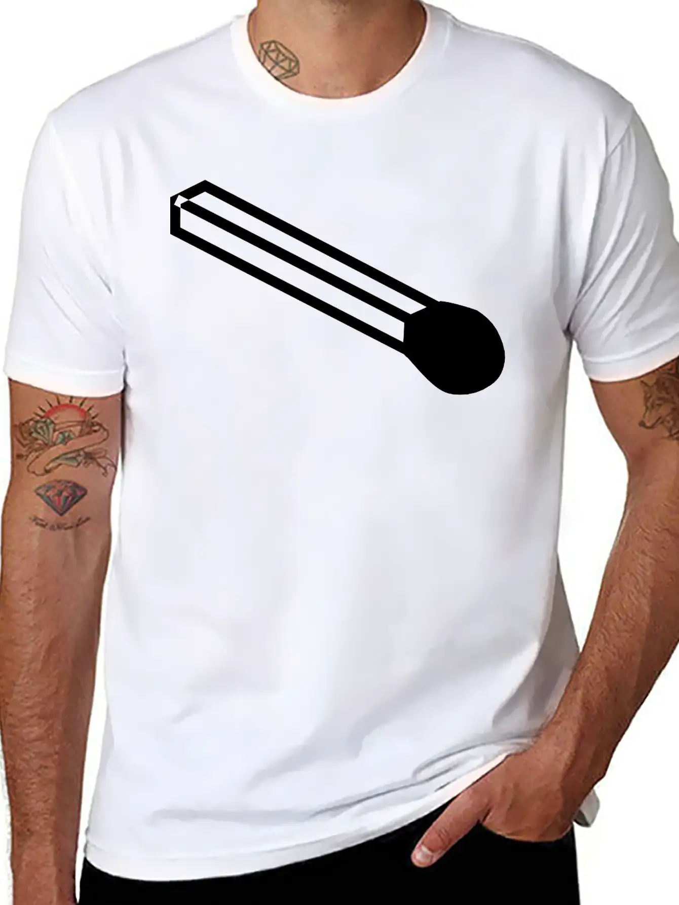 Unlit Match Basic Graphic T-Shirt – Daily Comfort In Soft Cotton