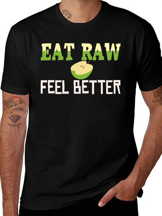 Unprocessed Food Organic Plant-Based Raw Produce Unisex Casual T-Shirt – Clean Design For Daily Comfort