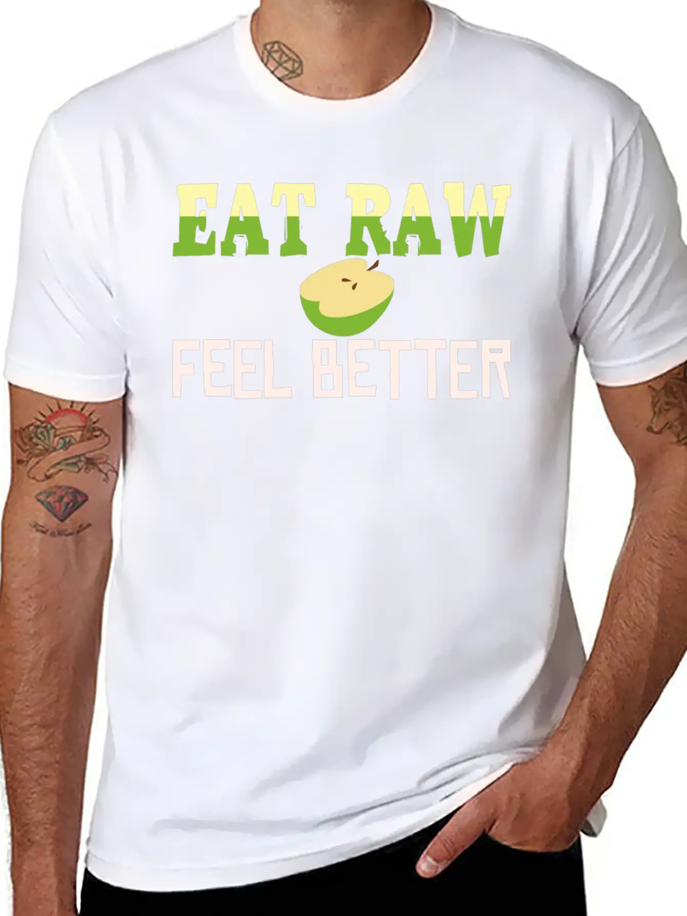 Unprocessed Food Organic Plant-Based Raw Produce Unisex Casual T-Shirt – Clean Design For Daily Comfort