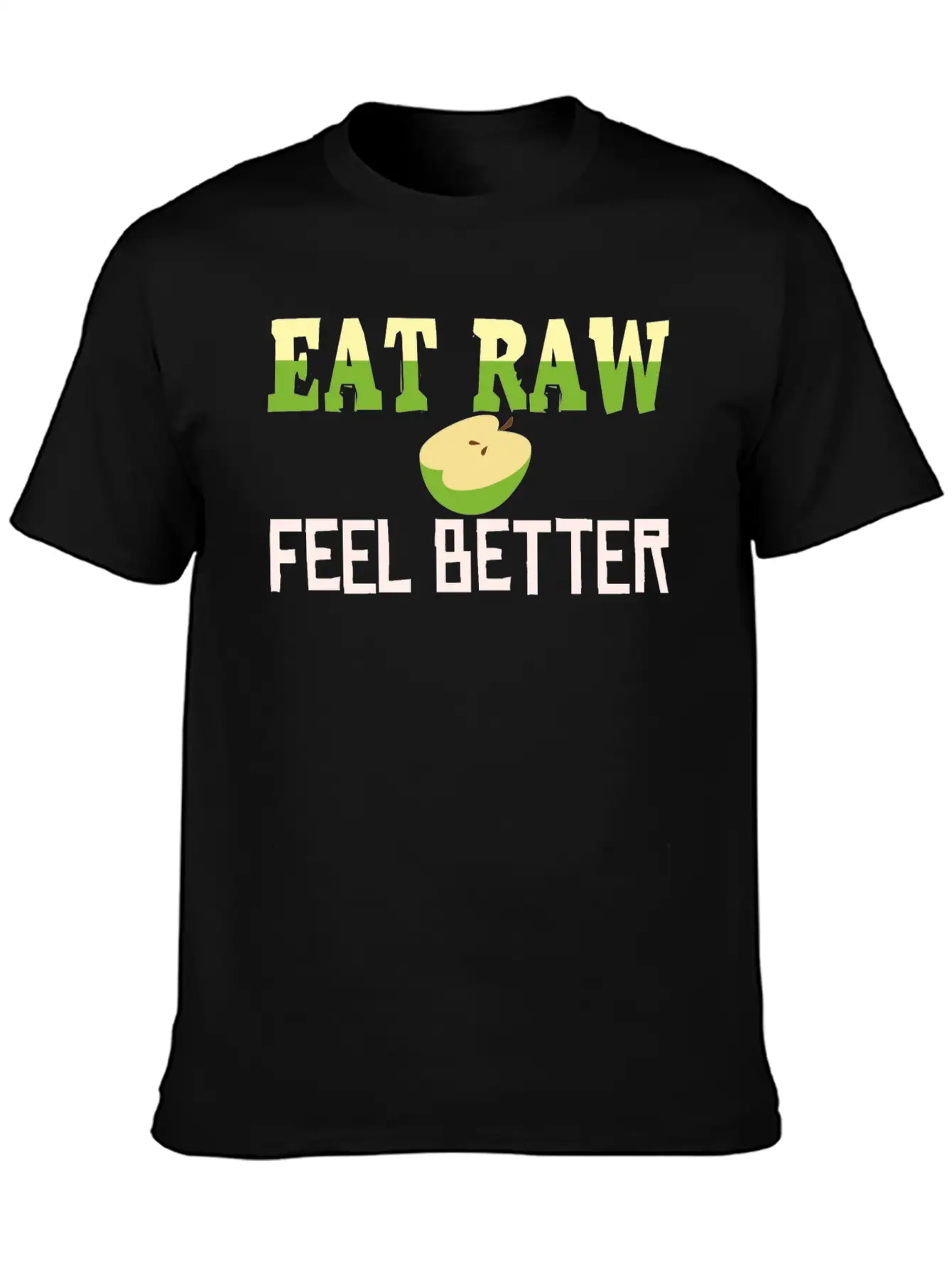 Unprocessed Food Organic Plant-Based Raw Produce Unisex Casual T-Shirt – Clean Design For Daily Comfort