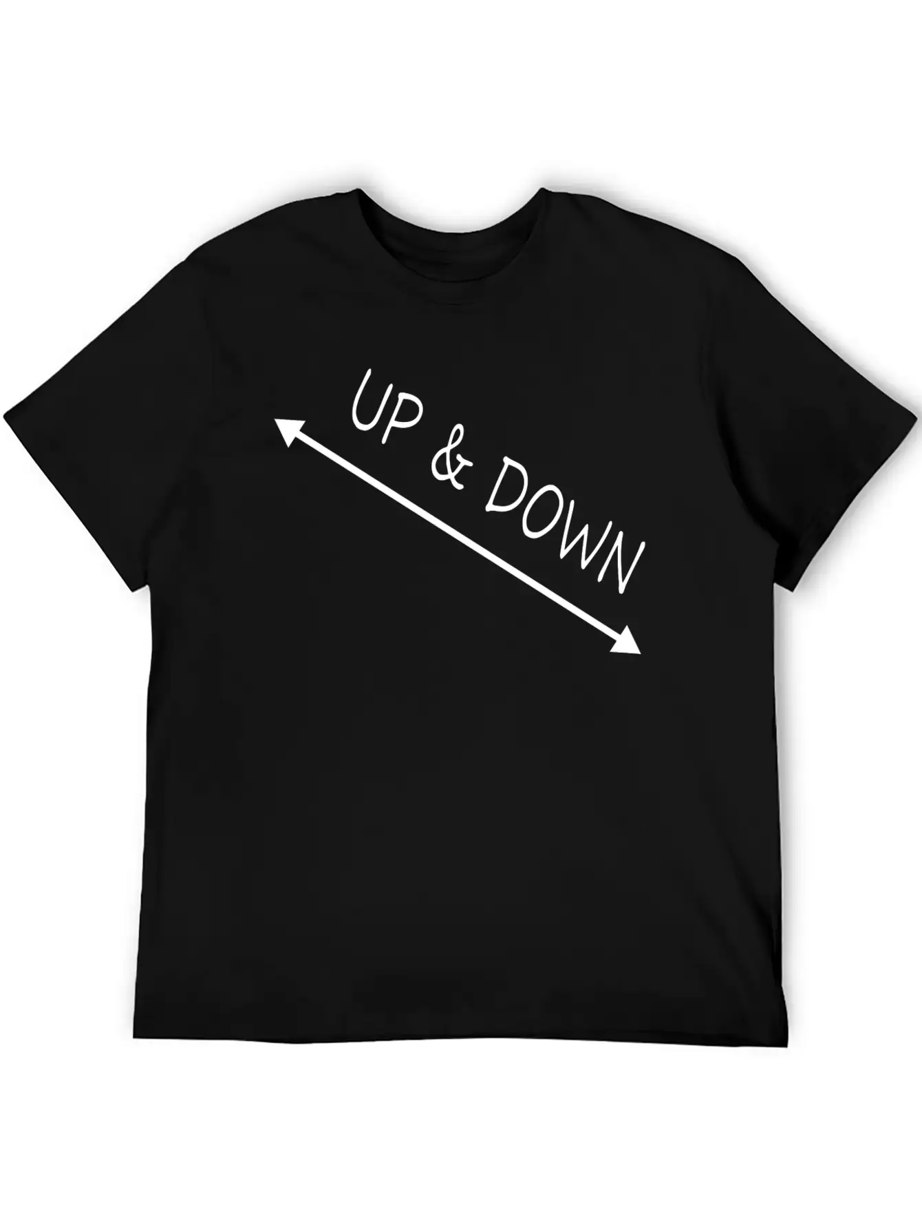 Up & Down Arrow Stylish Everyday T-Shirt – Unisex Basic Cotton Tee