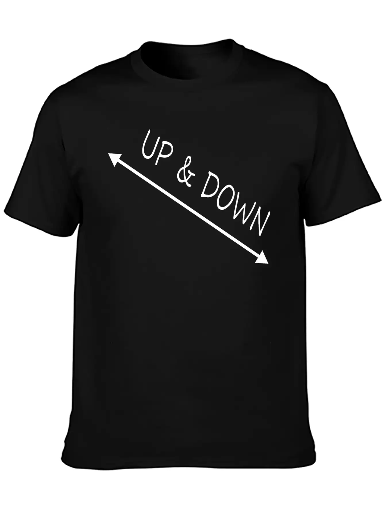 Up & Down Arrow Stylish Everyday T-Shirt – Unisex Basic Cotton Tee