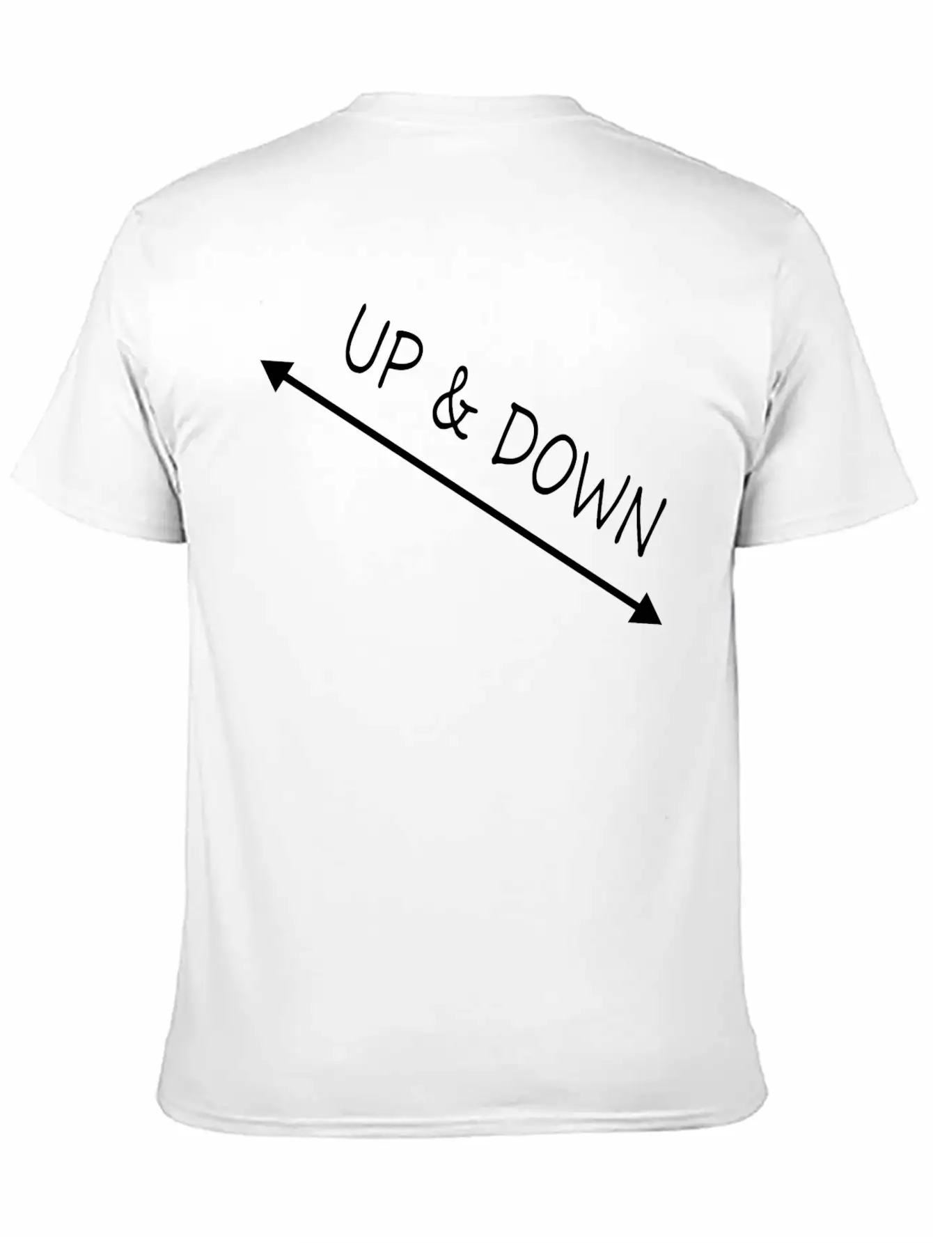 Up & Down Arrow Stylish Everyday T-Shirt – Unisex Basic Cotton Tee