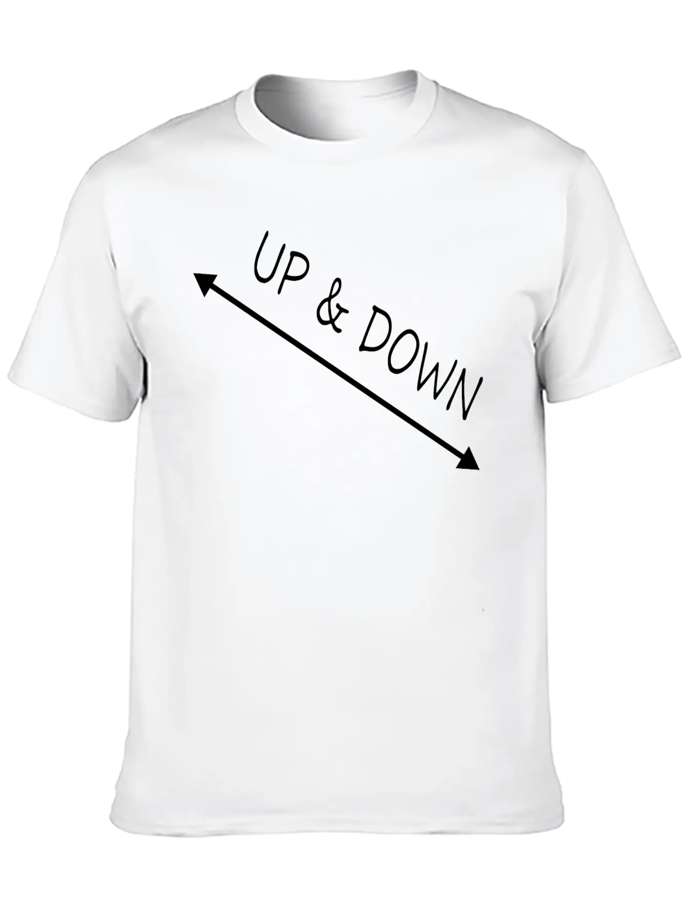 Up & Down Arrow Stylish Everyday T-Shirt – Unisex Basic Cotton Tee