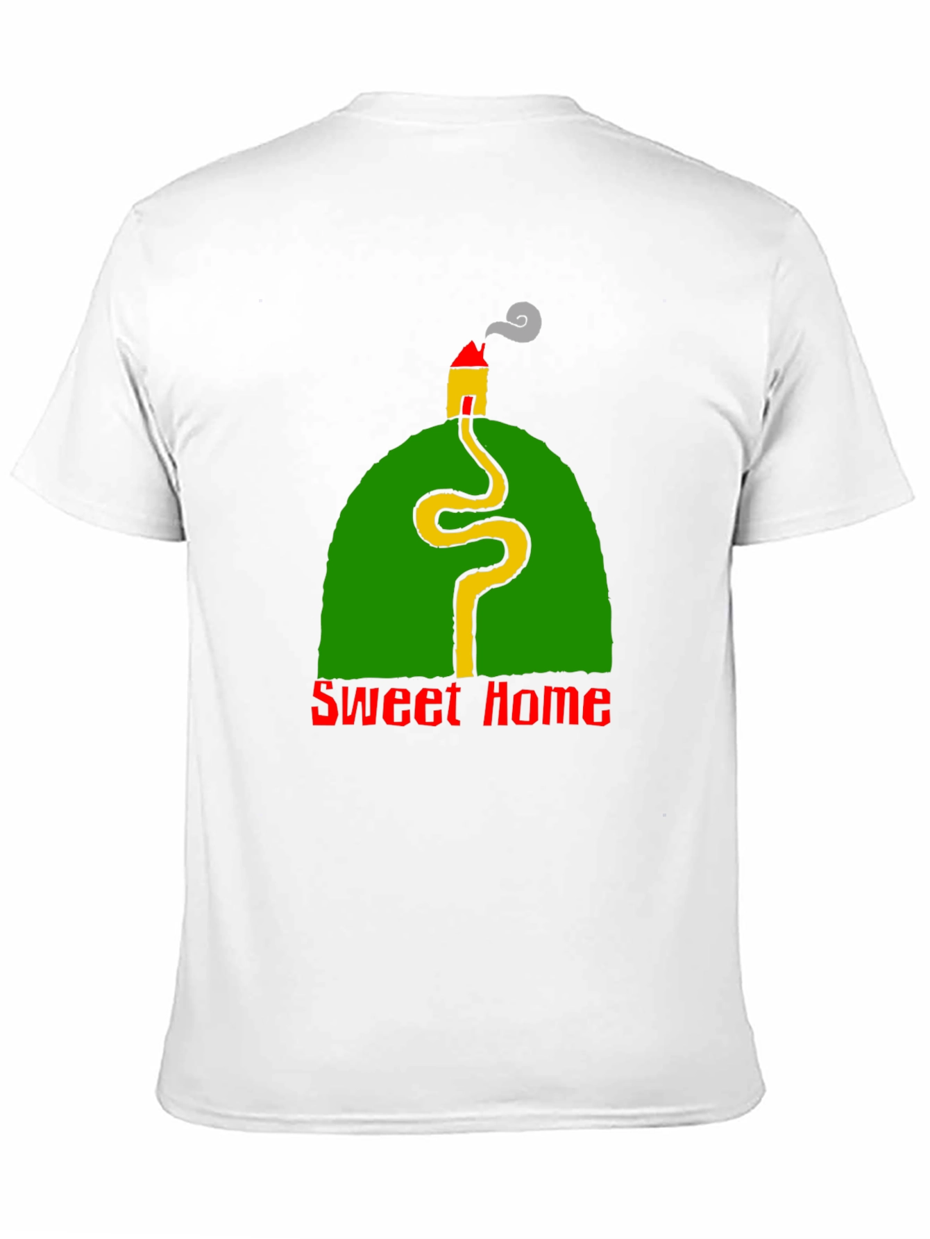Sweet Home Graphic Tee - Black Crewneck T-Shirt
