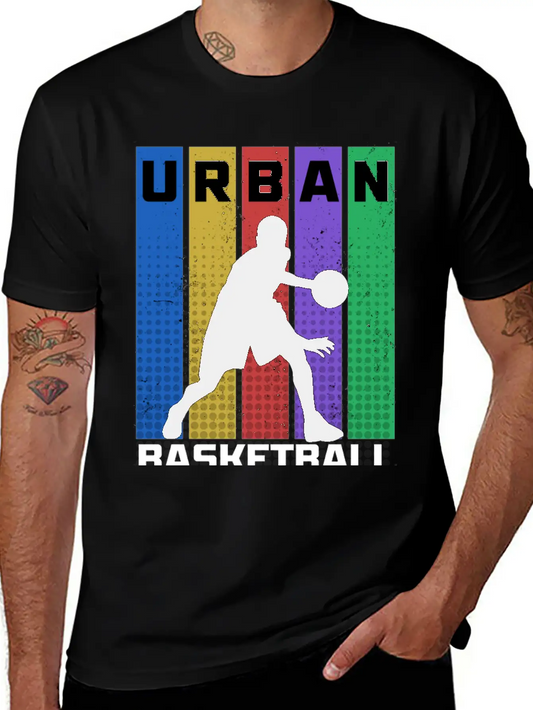 Urban Basketball Relaxed Everyday Tee – Lightweight And Durable Cotton