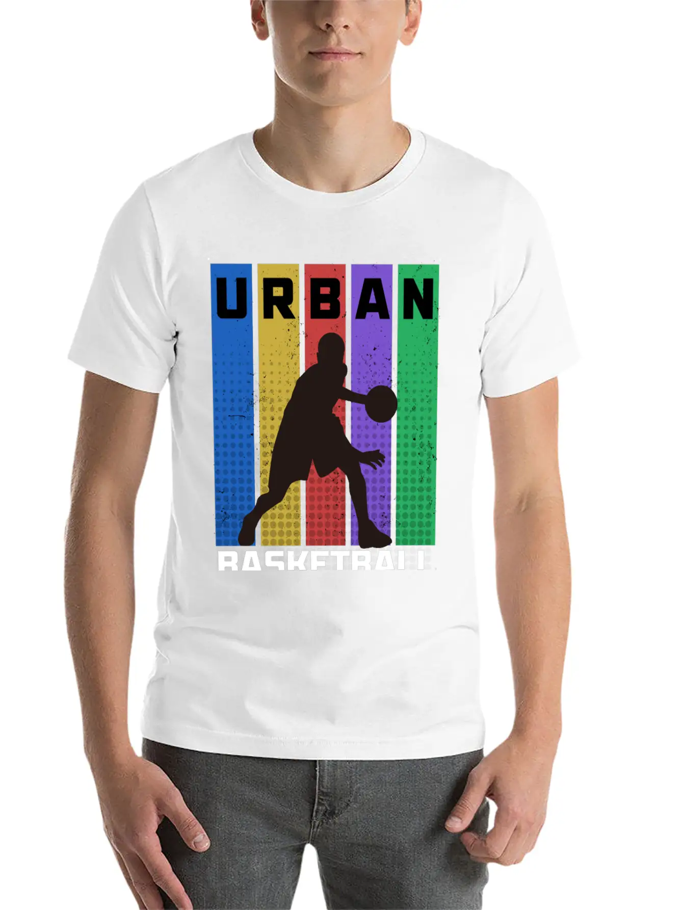 Urban Basketball Relaxed Everyday Tee – Lightweight And Durable Cotton