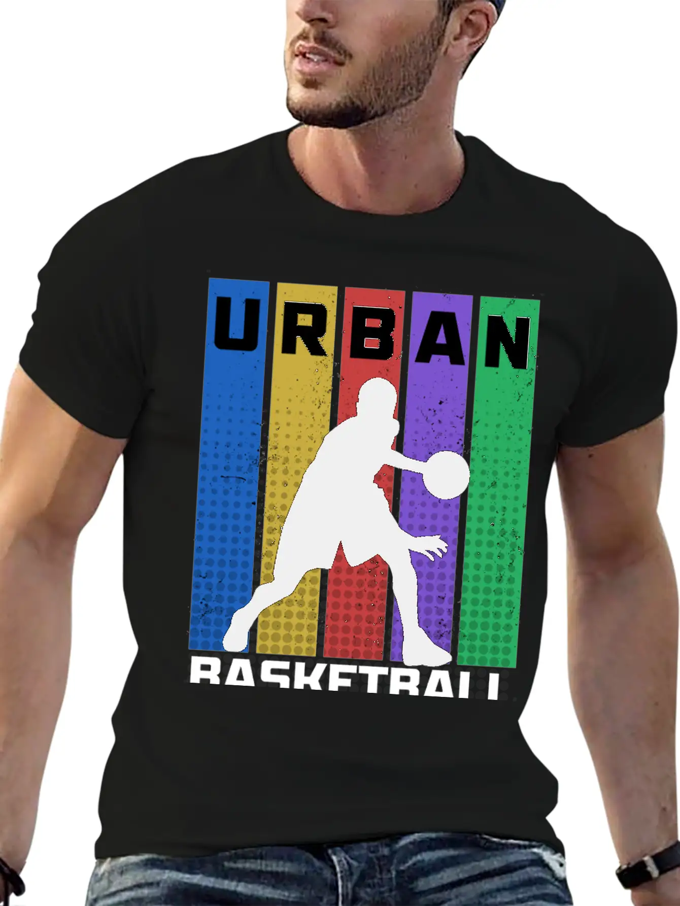 Urban Basketball Relaxed Everyday Tee – Lightweight And Durable Cotton