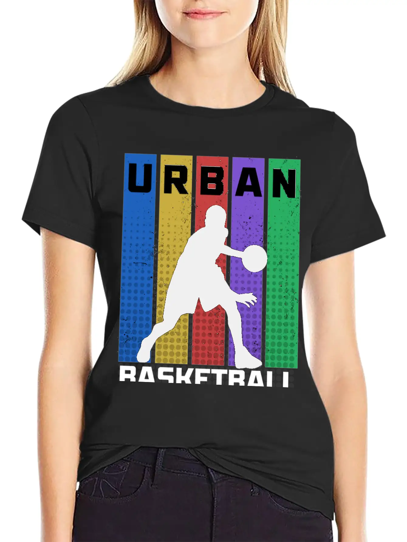 Urban Basketball Relaxed Everyday Tee – Lightweight And Durable Cotton