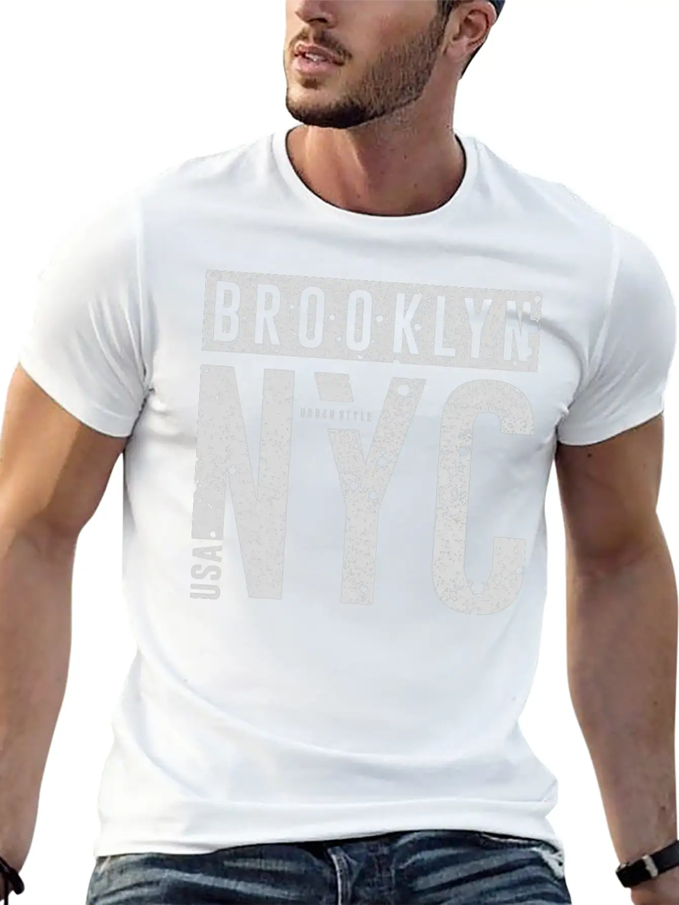 Urban Vibes: Street Art Design Print From The City Classic Fit Graphic Tee For Daily Comfort – Unisex Cotton Shirt