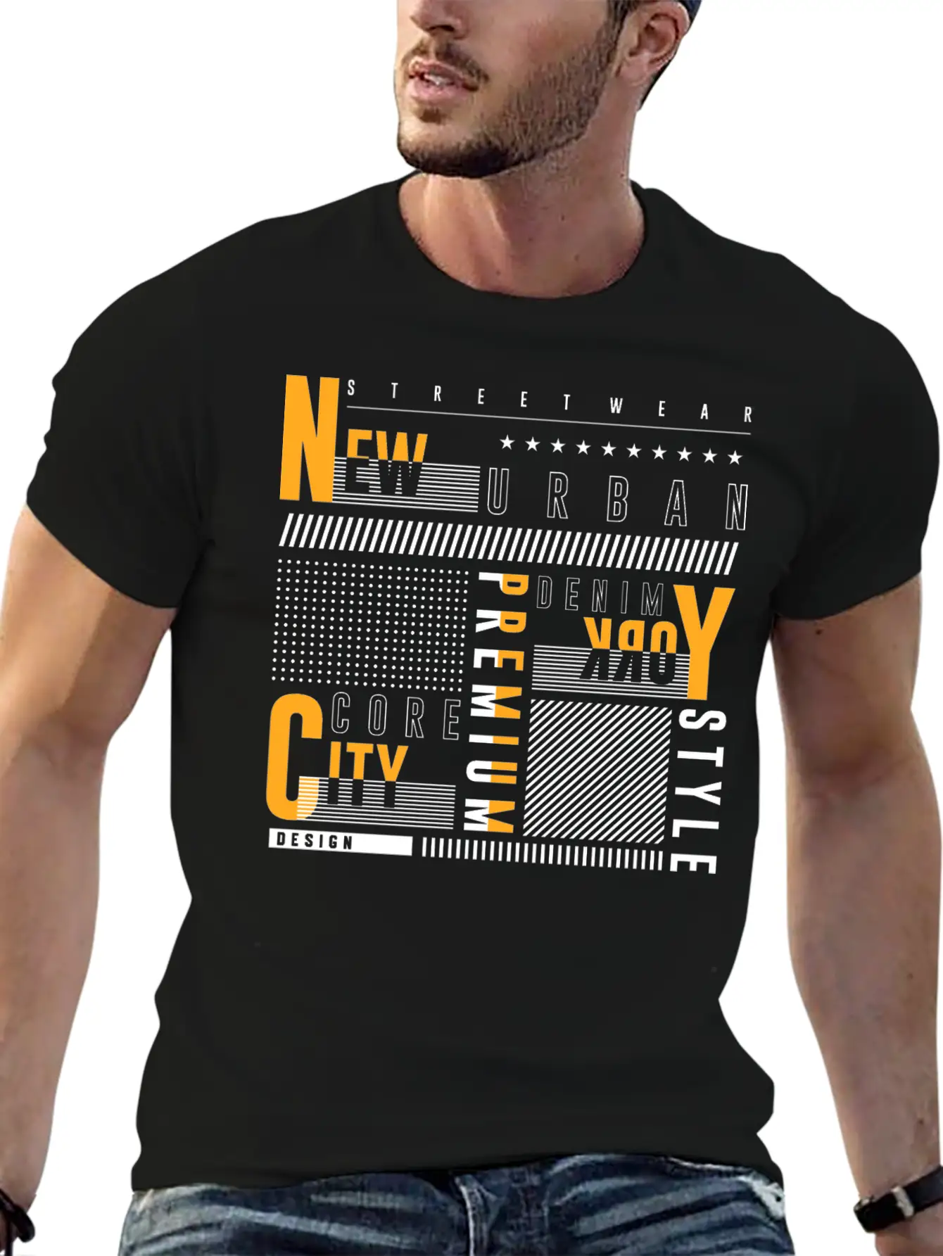 Urban Vibes: Street Art Design Print From The City Relaxed Everyday Tee – Lightweight And Durable Cotton