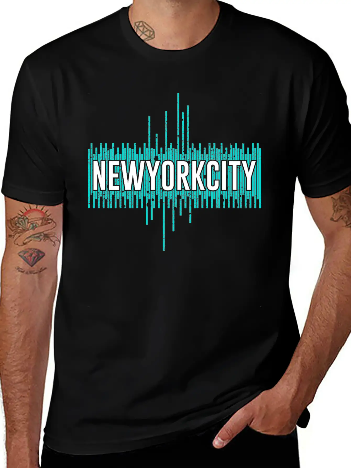 Urban Vibes: Street Art Design Print From The City Soft Cotton Short Sleeve Tee – Unisex Wardrobe Staple