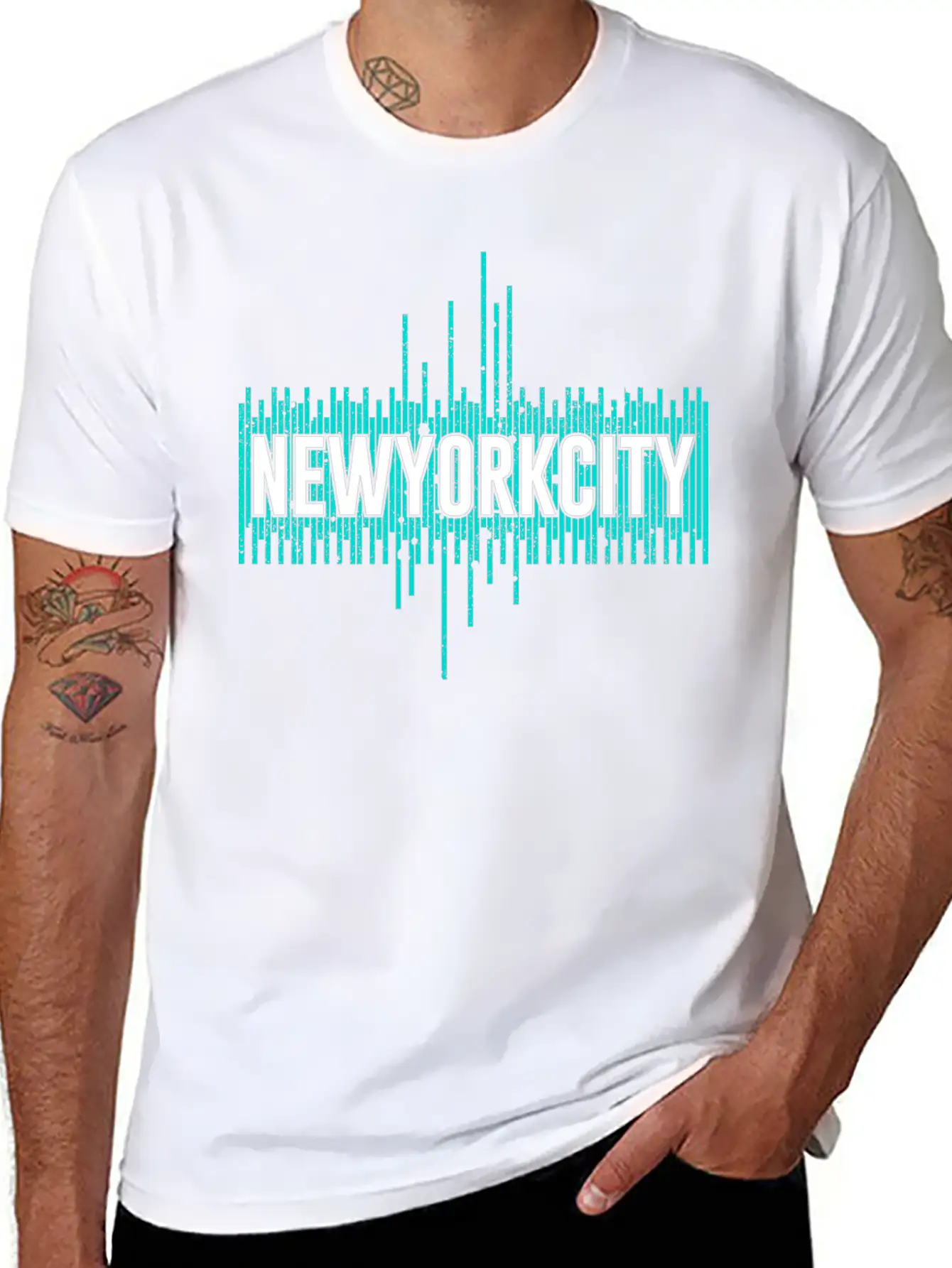 Urban Vibes: Street Art Design Print From The City Soft Cotton Short Sleeve Tee – Unisex Wardrobe Staple