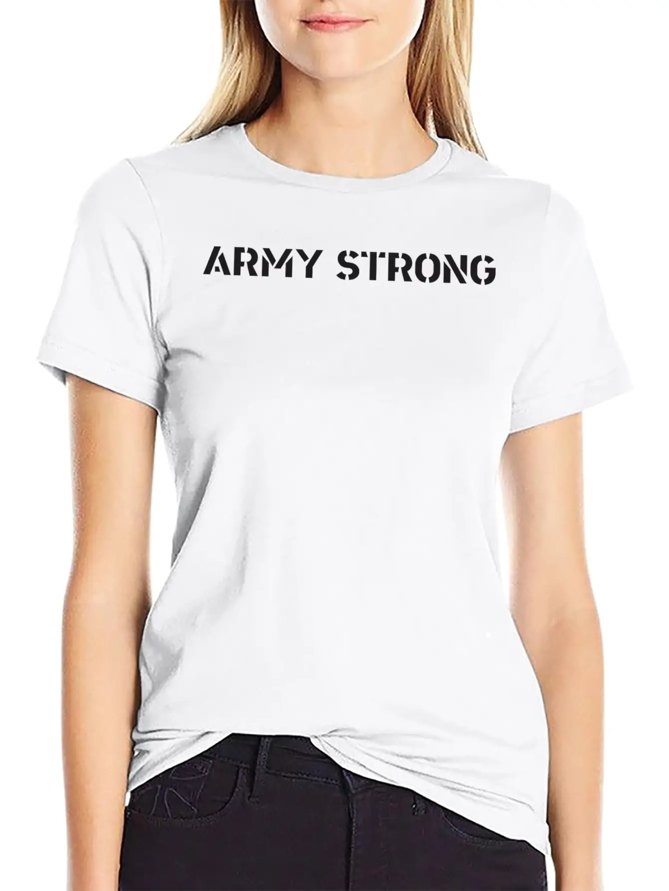 US Army - Army Strong Basic Graphic T-Shirt – Daily Comfort In Soft Cotton