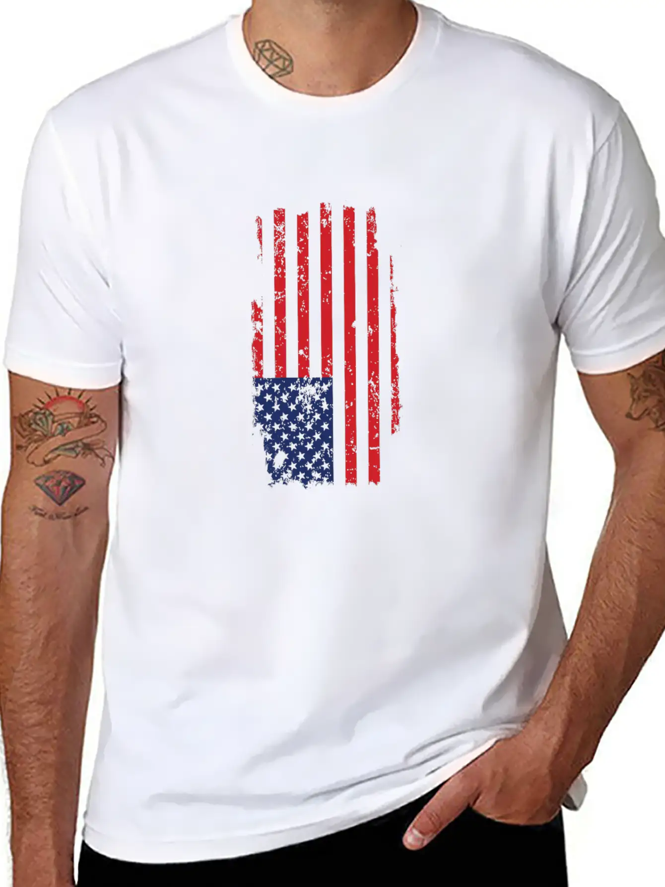 Us Flag Day Classic Fit Graphic Tee For Daily Comfort – Unisex Cotton Shirt