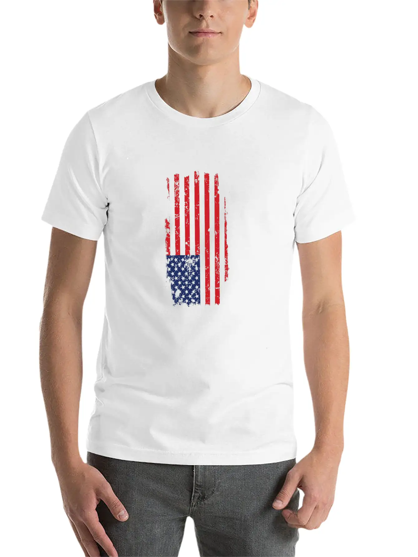 Us Flag Day Classic Fit Graphic Tee For Daily Comfort – Unisex Cotton Shirt