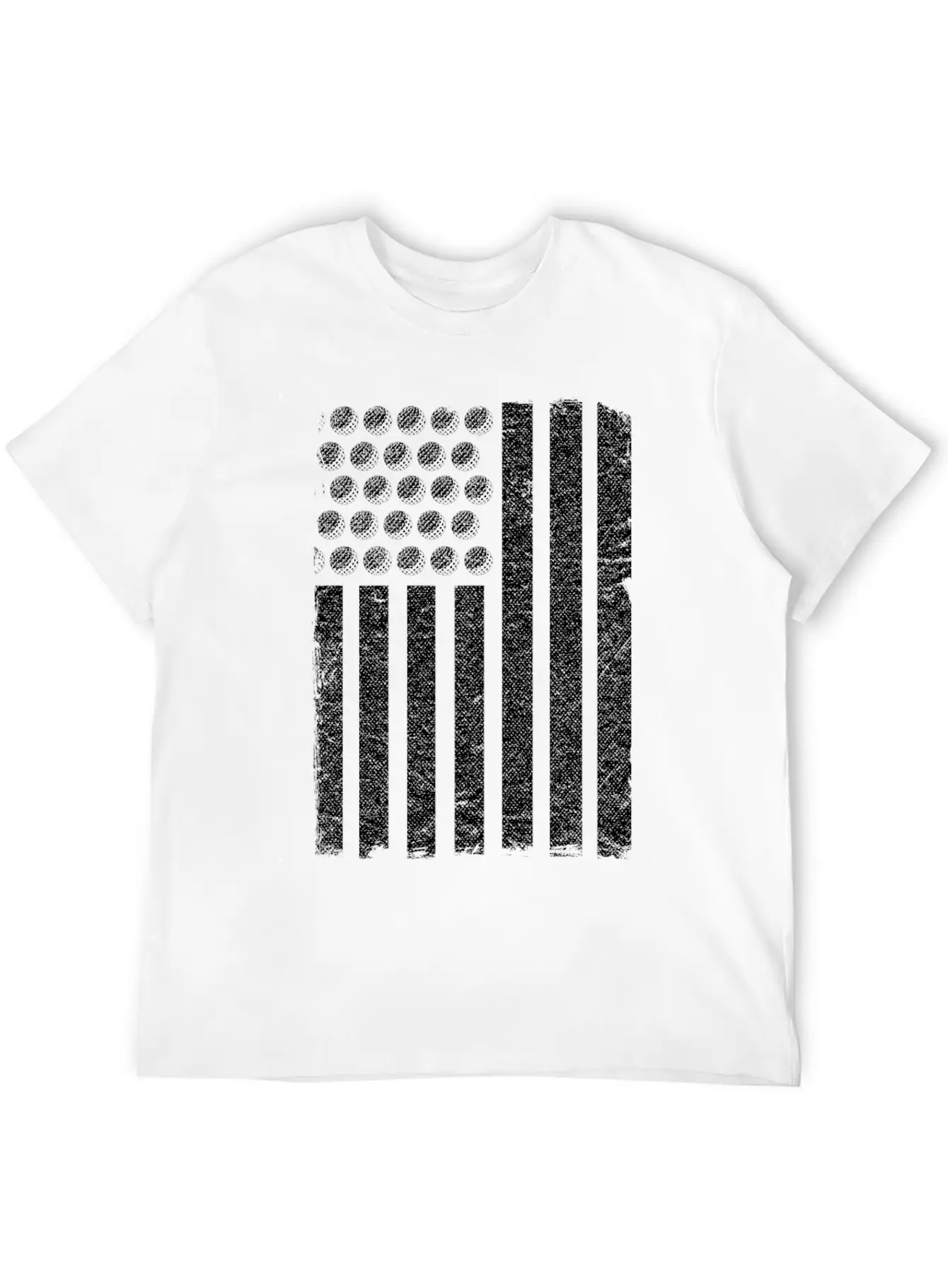 US Flag Golf Balls Patriotic Golfers Golf Players Comfortable Minimalist Graphic Tee – Summer Style Essential