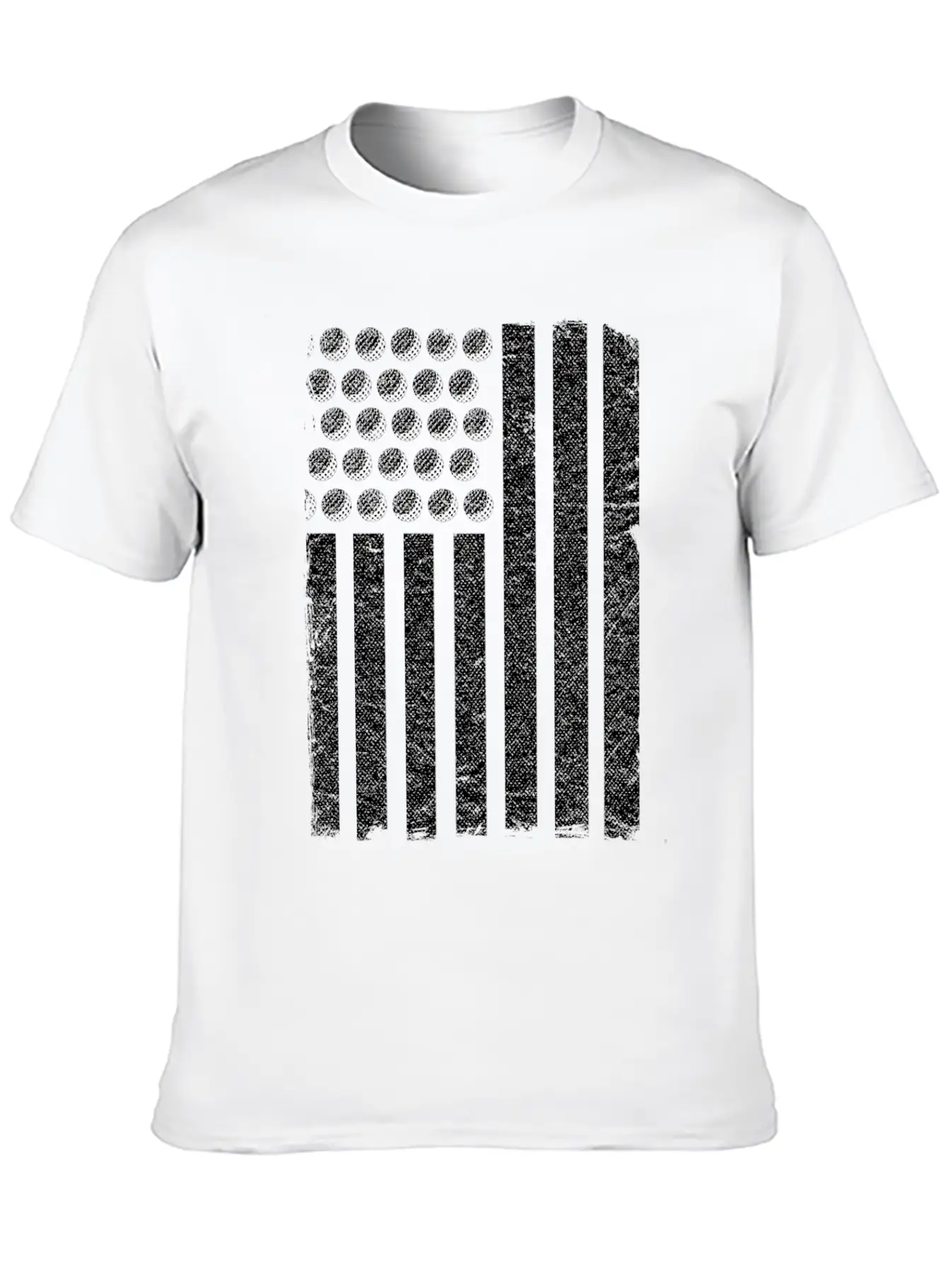 US Flag Golf Balls Patriotic Golfers Golf Players Comfortable Minimalist Graphic Tee – Summer Style Essential