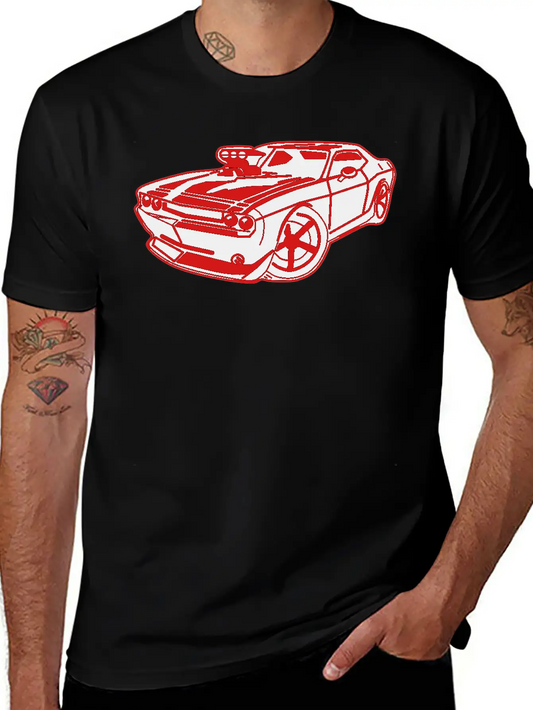 US Muscle Car Unisex Casual T-Shirt – Clean Design For Daily Comfort