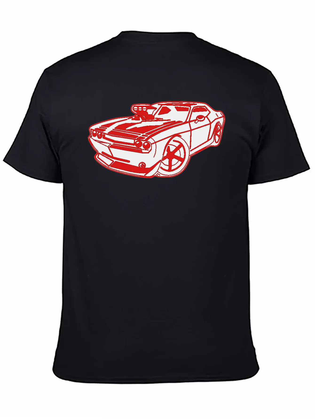 US Muscle Car Unisex Casual T-Shirt – Clean Design For Daily Comfort