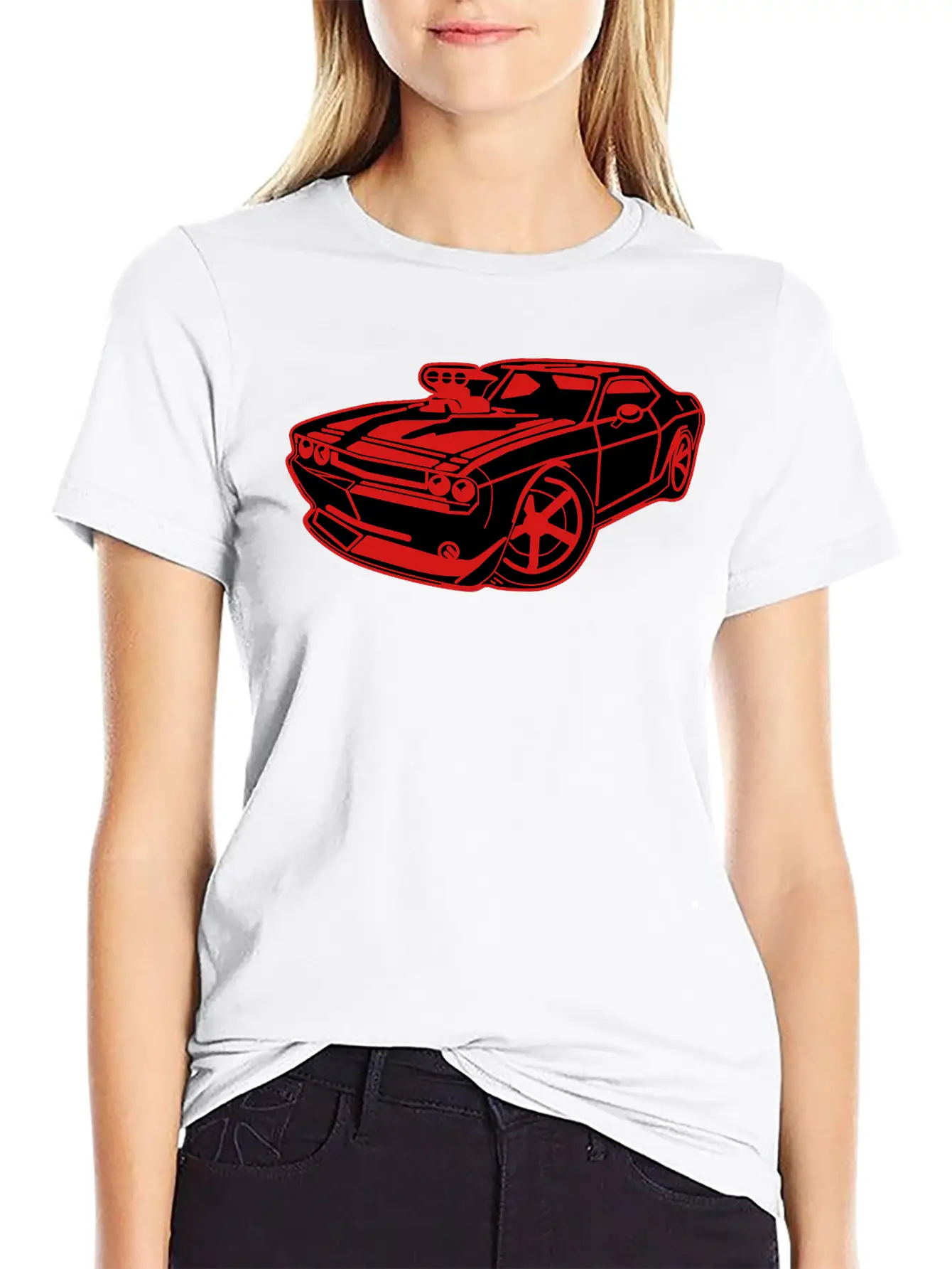 US Muscle Car Unisex Casual T-Shirt – Clean Design For Daily Comfort