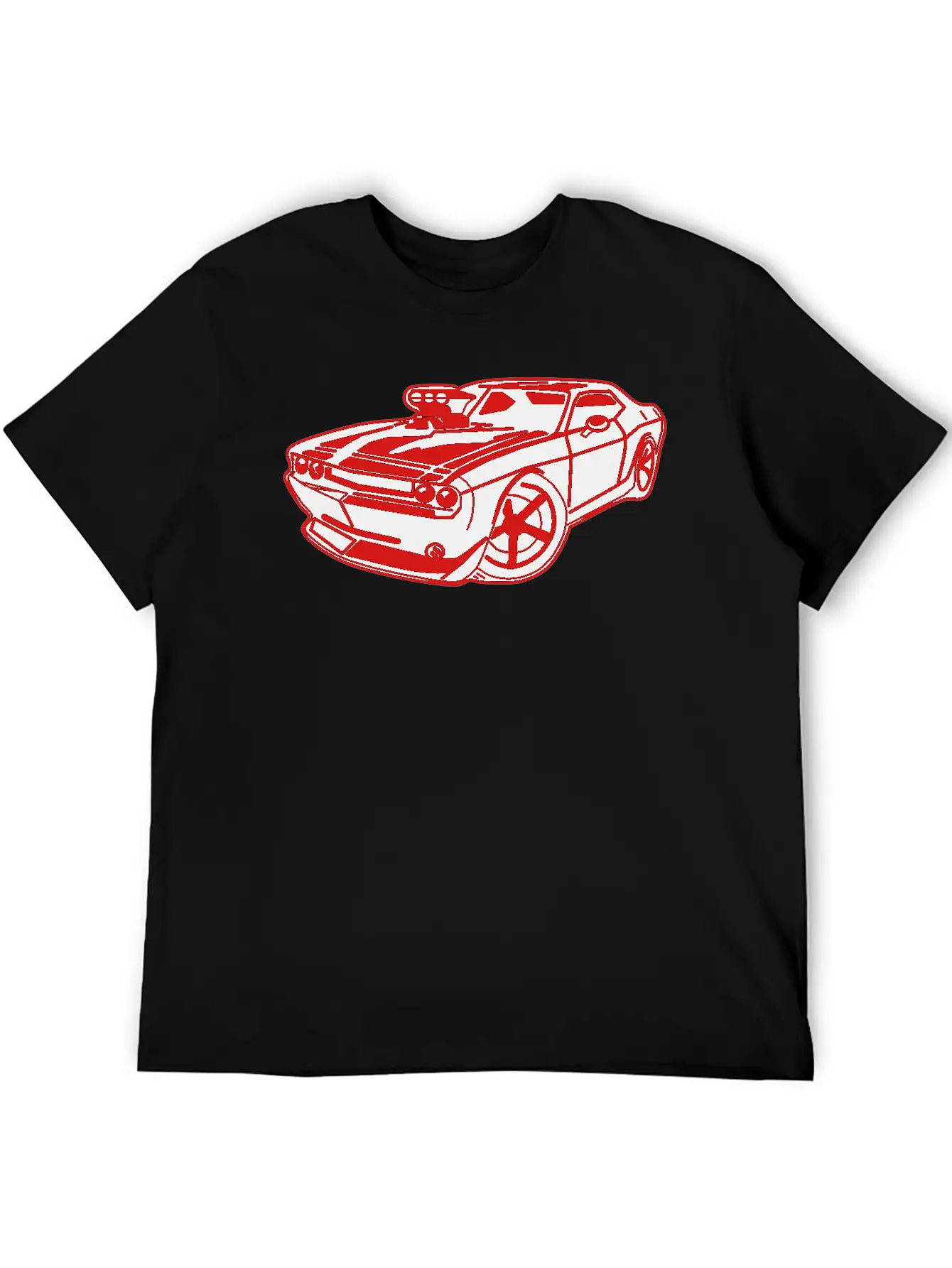 US Muscle Car Unisex Casual T-Shirt – Clean Design For Daily Comfort