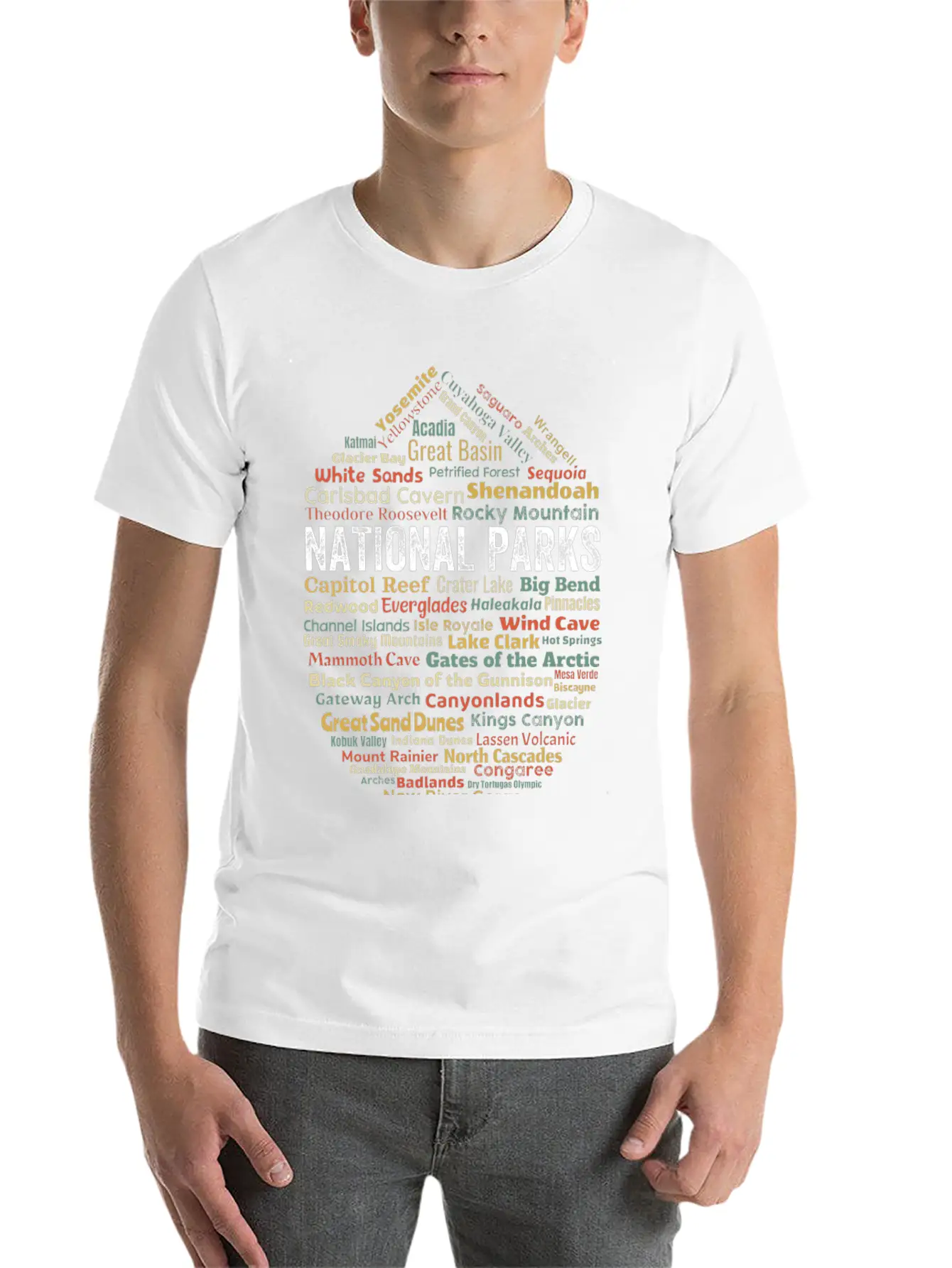 Us National Parks Essential Cotton Tee For Daily Outfits – Unisex Style
