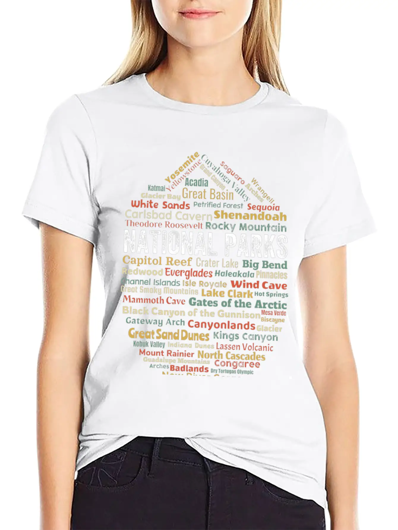 Us National Parks Essential Cotton Tee For Daily Outfits – Unisex Style