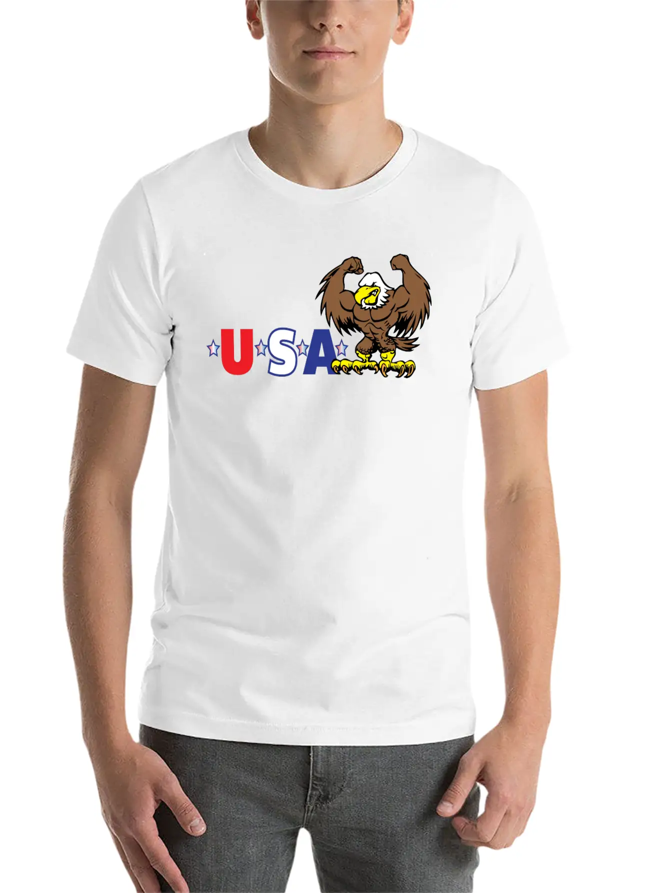 Usa 2 Relaxed Everyday Tee – Lightweight And Durable Cotton