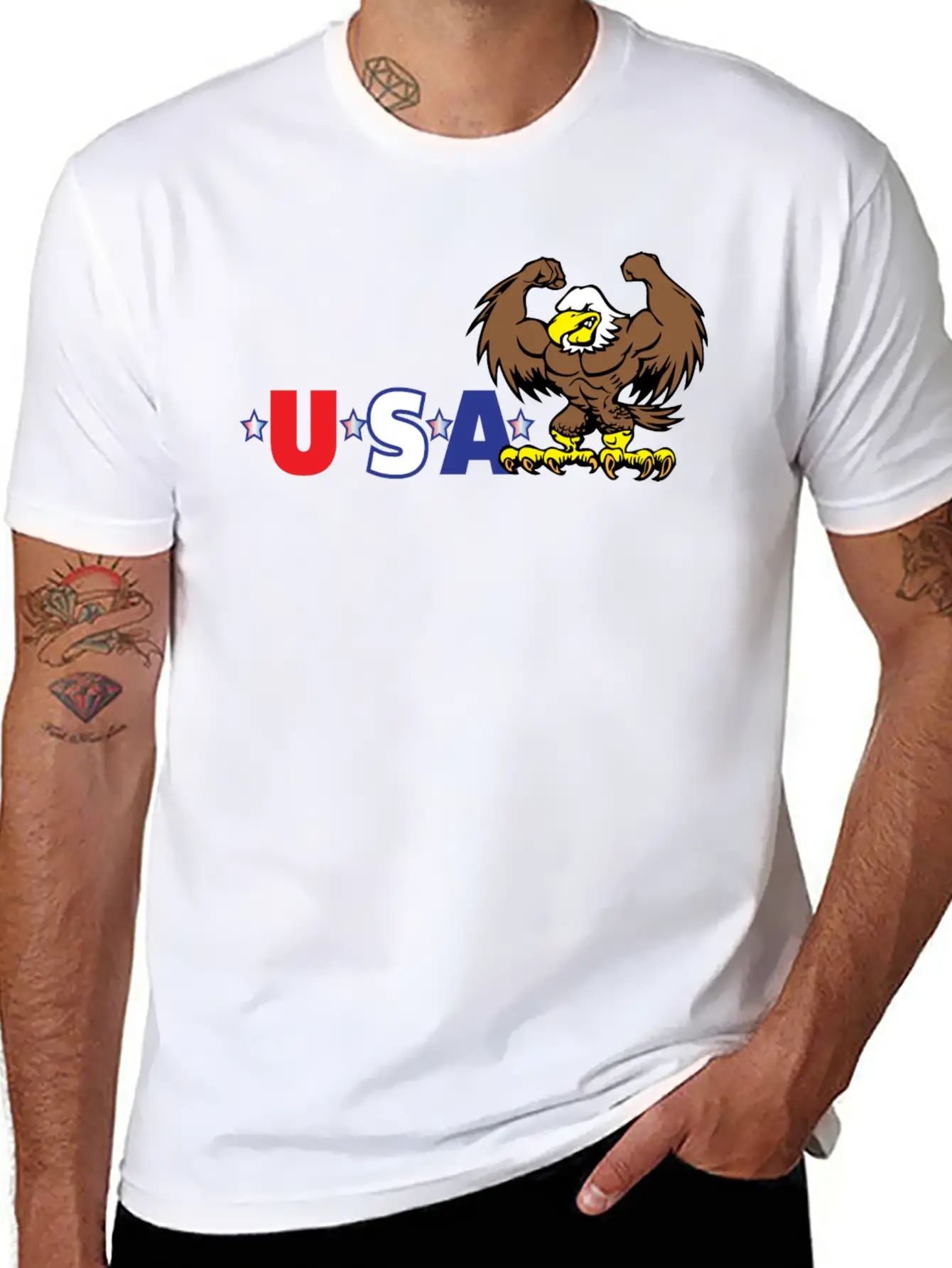 Usa 2 Relaxed Everyday Tee – Lightweight And Durable Cotton